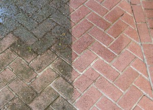 before and after Power Wash
